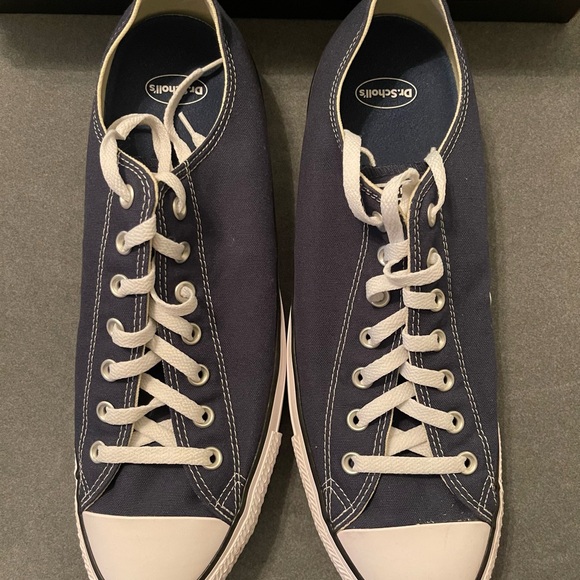 Mens Ox Navy Converse Shoes - Picture 2 of 6